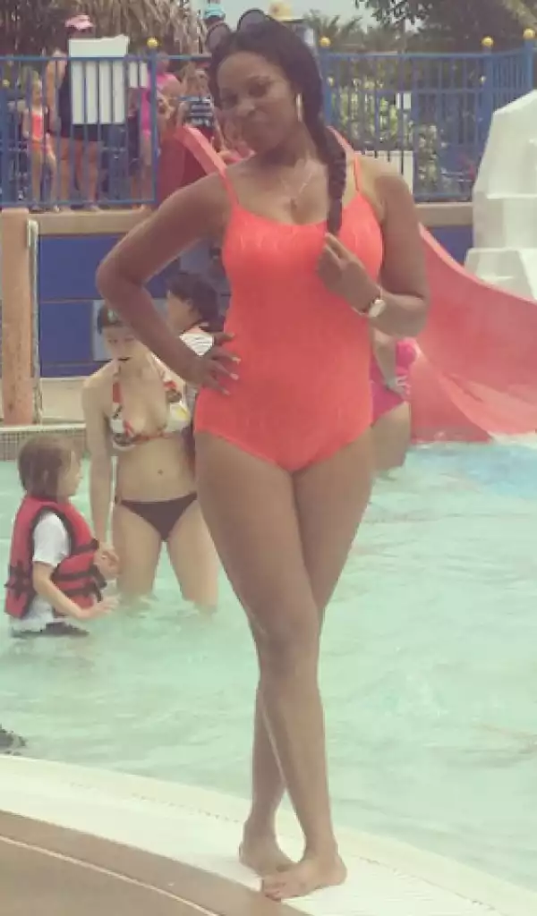 Actress Georgina Onuoha Puts Her Hot Body On Display In Swimwear [See Photos]
